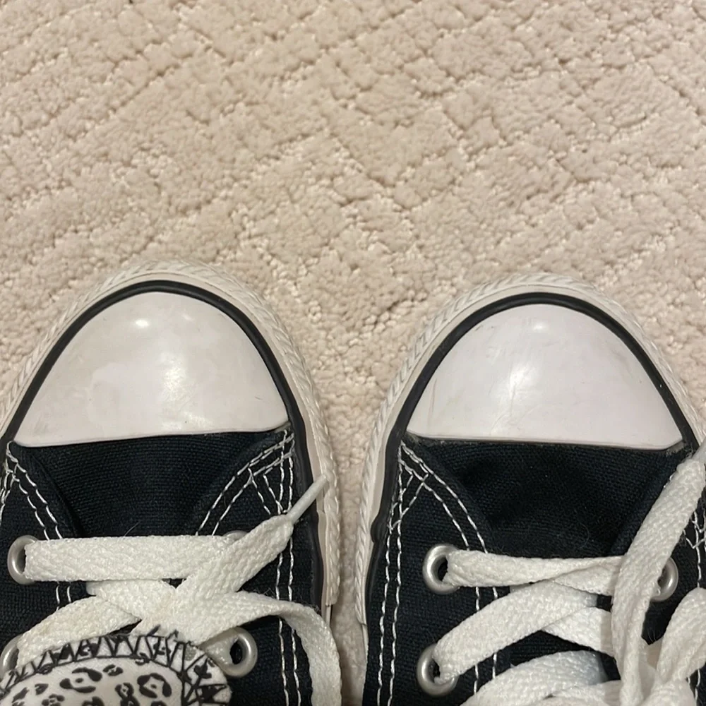 COPY - Converse Kids Chuck Taylor All Star Double Tongue Ox Big Girl's Shoes sz…